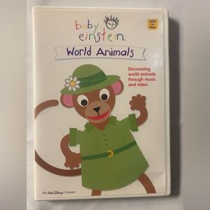 Baby Einstein World Animals DVD Educational Disney Video Baby Dolittle Kids pink